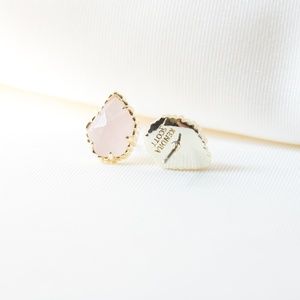 Kendra Scott Jewelry - Kendra Scott Tessa Gold Earrings In Rose Quartz Kendra Scott Jewelry - Kendra Scott Tessa Gold Earrings In Rose Quartz